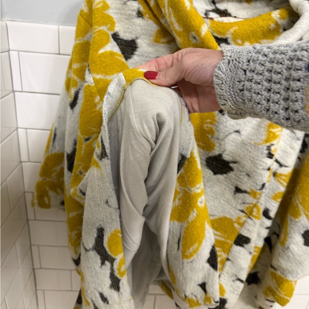 RARE Anthropologie Saturday Sunday Cozy Hooded Jacket - VINTAGE LOOK - Picture 7 of 12